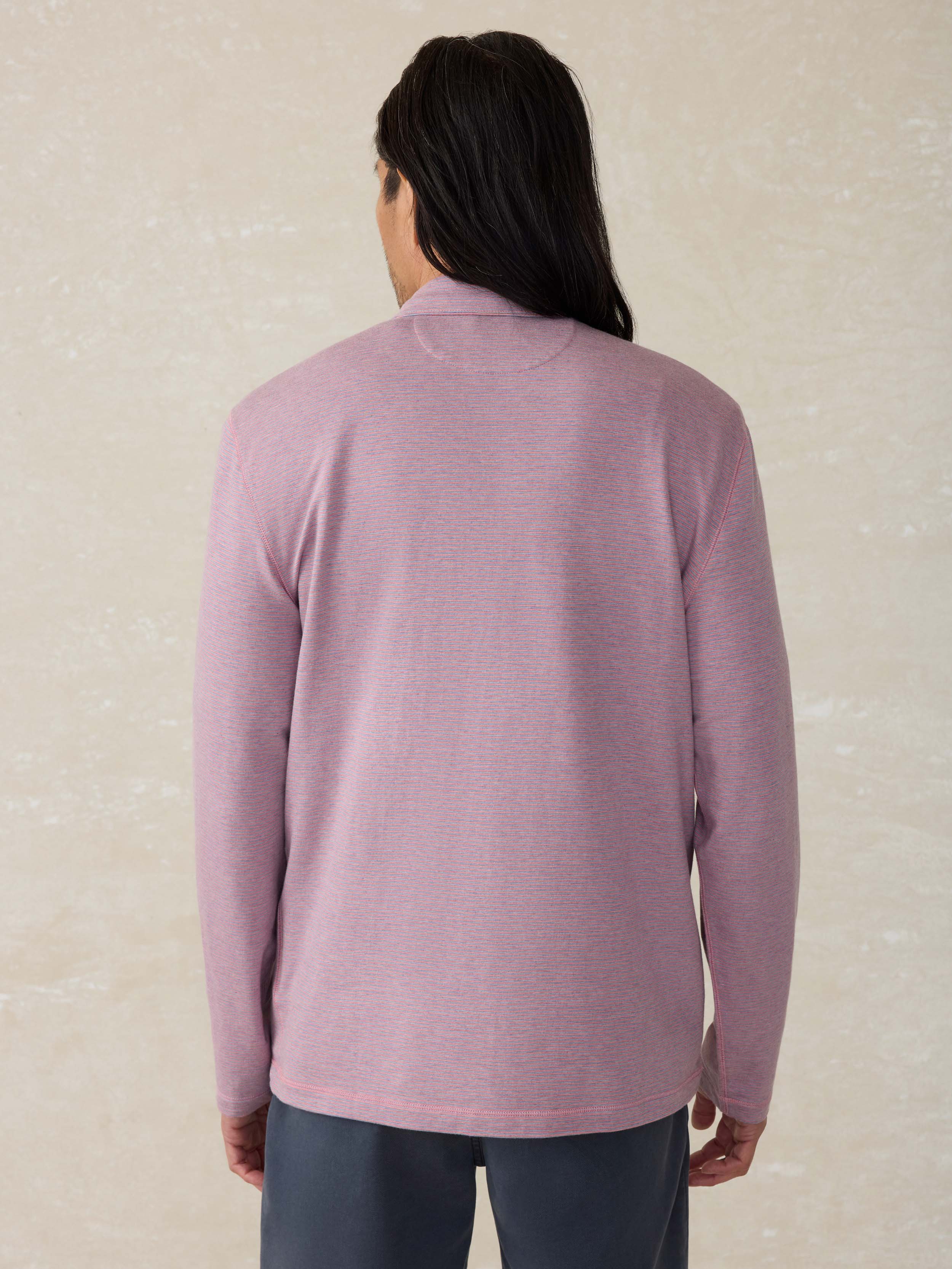 Movement™ Quarter Zip - Rose Creek Stripe