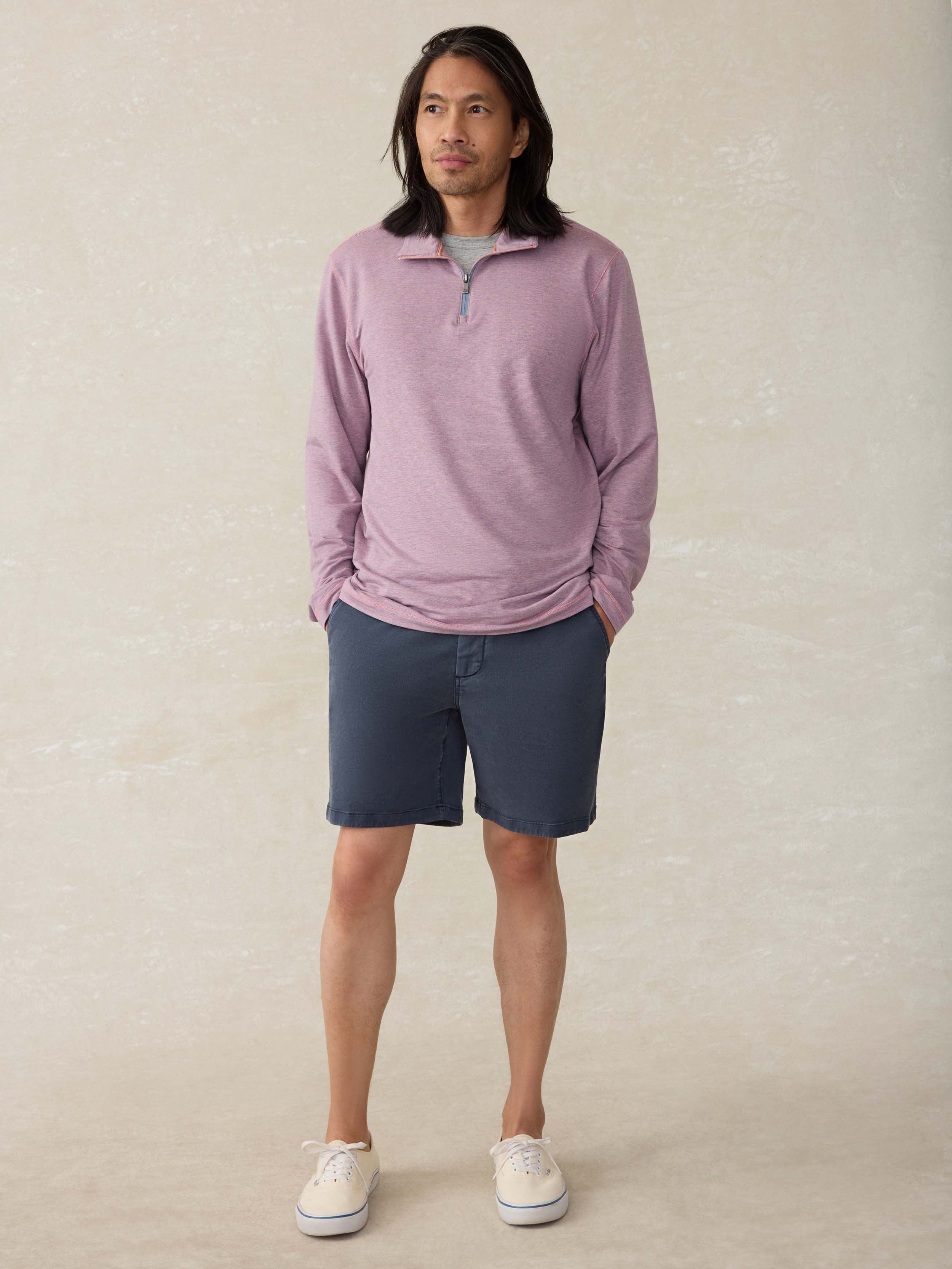 Movement™ Quarter Zip - Rose Creek Stripe