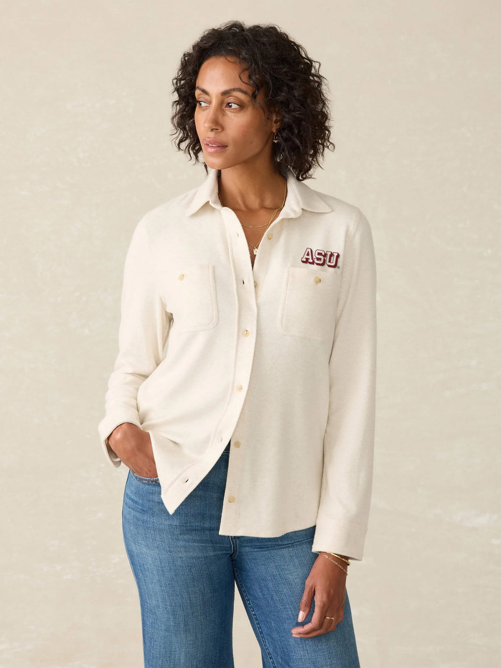 Arizona State University Legend™ Sweater Shirt - Off White