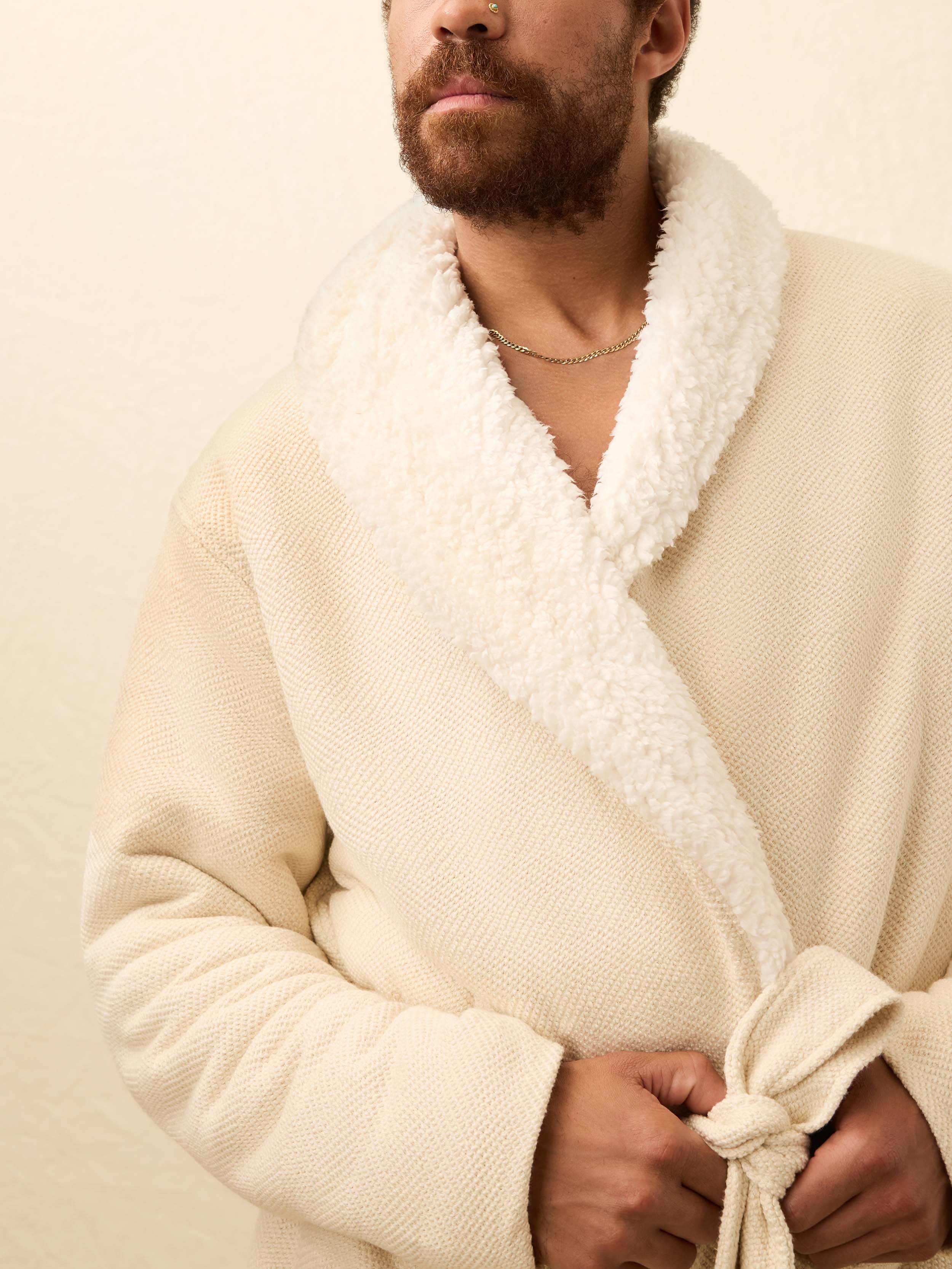 Whitewater High Pile Fleece Robe - Summer Sands