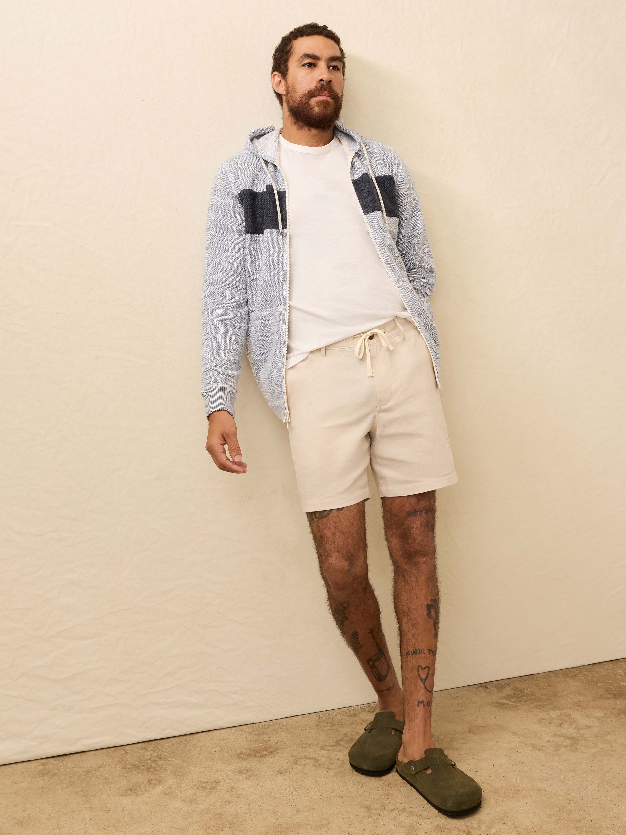 Movement™ Linen Drawstring Short - Dorset Sand