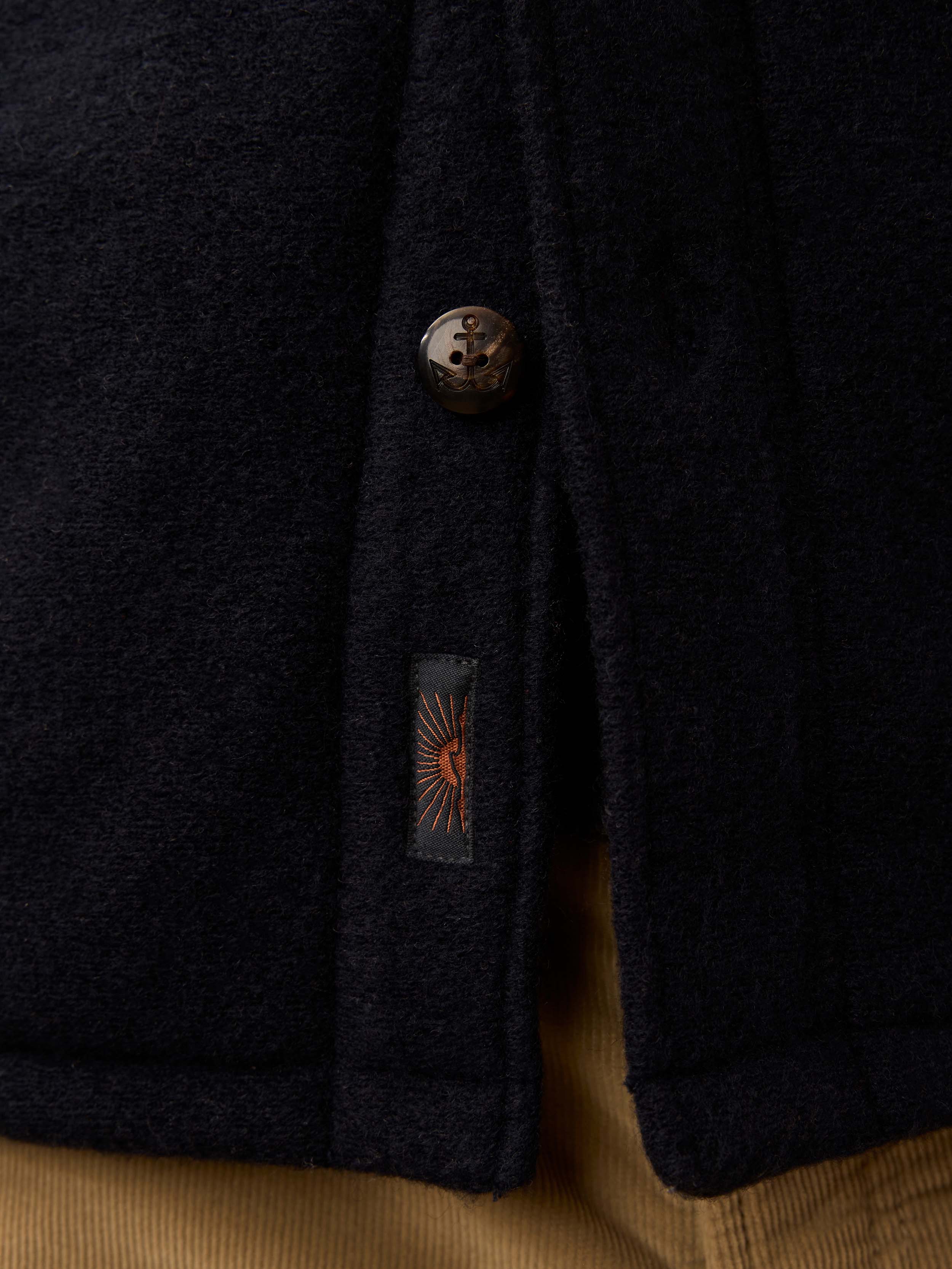 Range Fleece Lined Cpo - Navy Shadow Twill