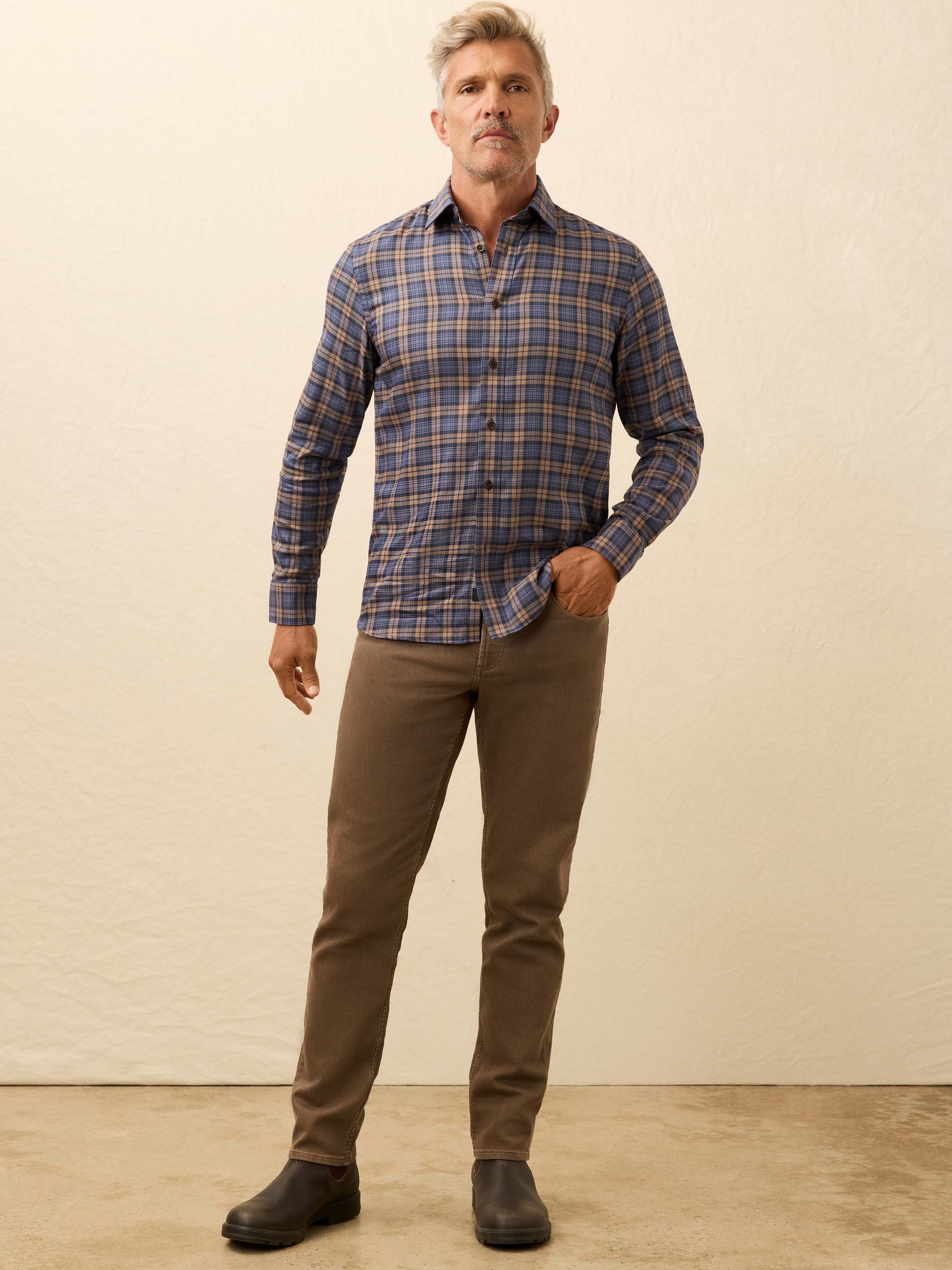 Soft Twill Movement™ Shirt - Walnut Dusk Plaid