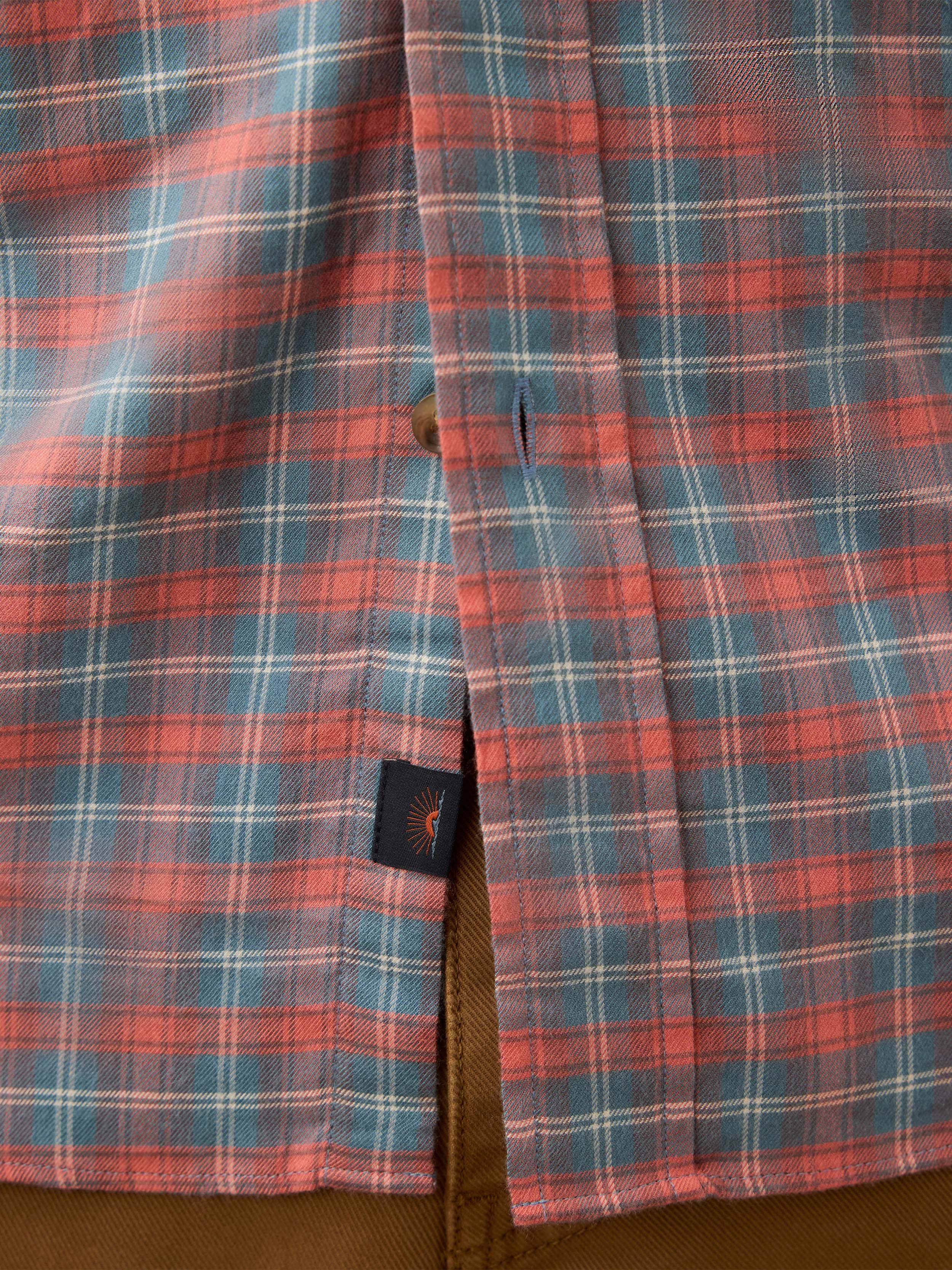 Movement™ Brushed Shirt - Blue Sierra Plaid