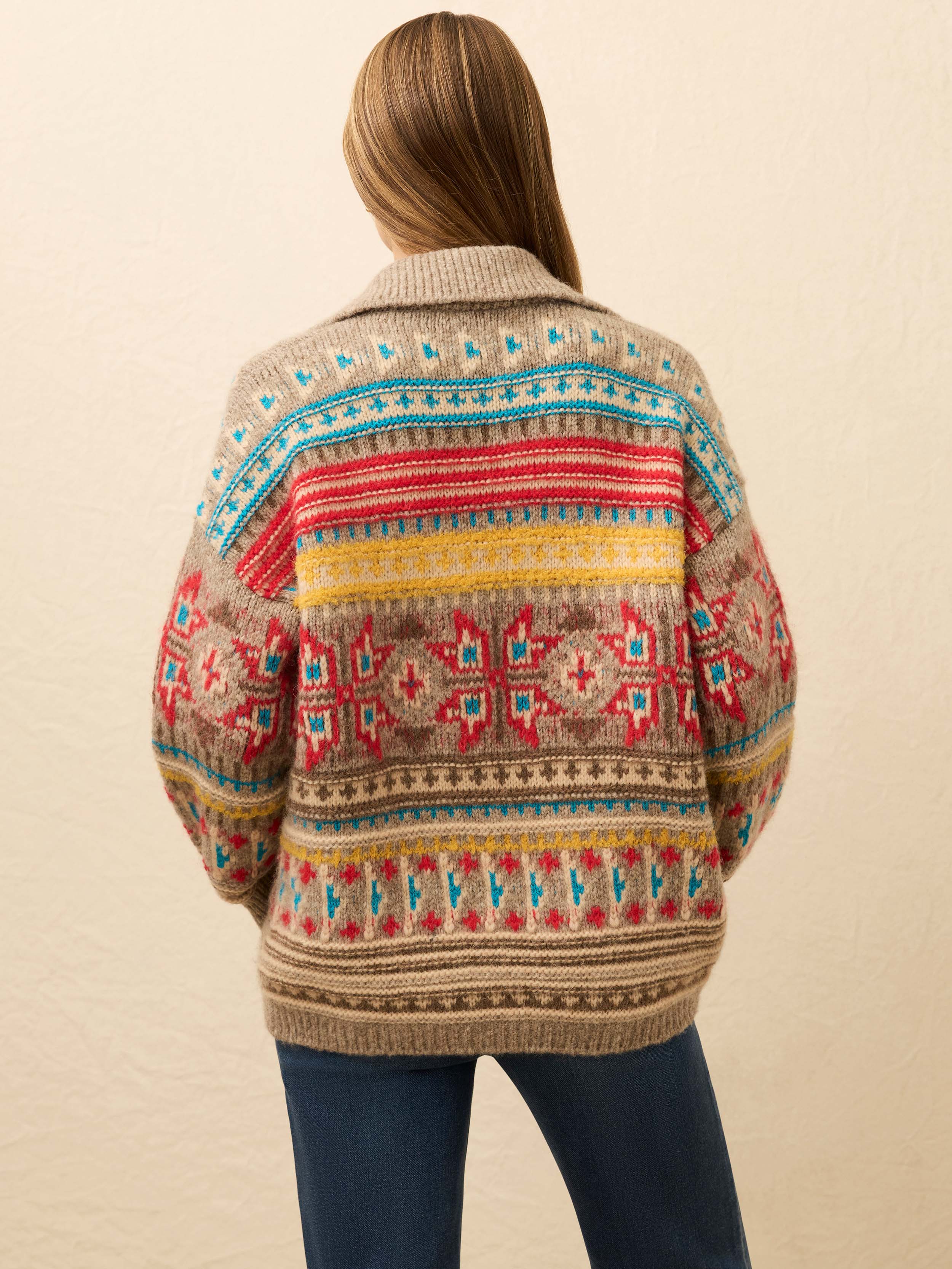 Native Knitter Desert Bloom Cardigan - Squash Blossom