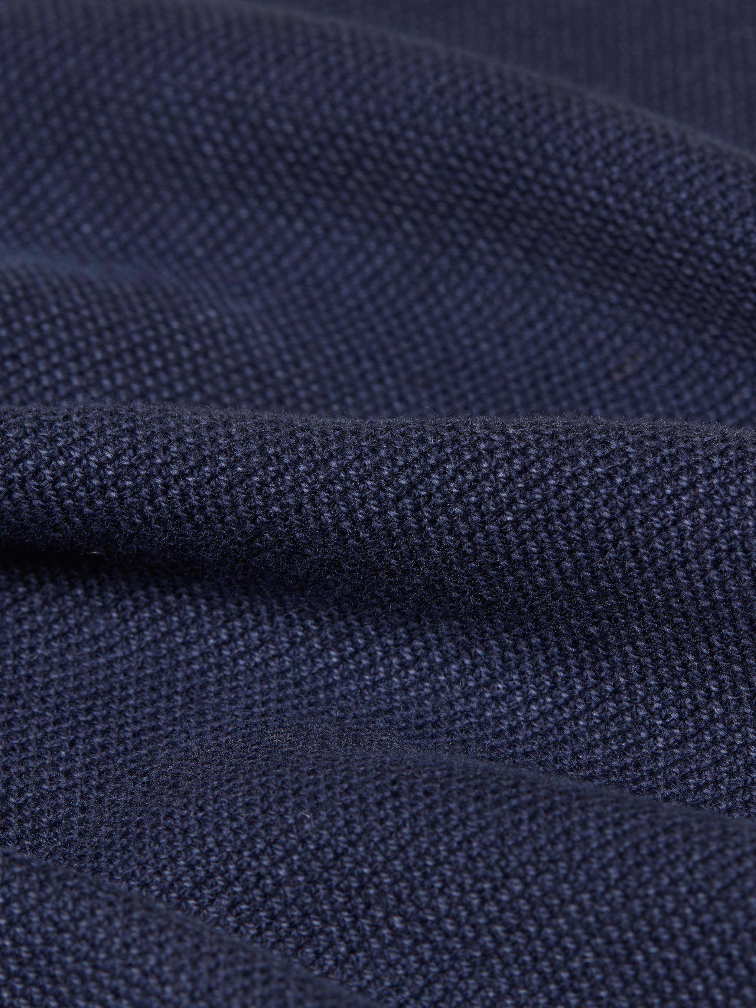 Light-Weight Cotton Crewneck - Ravine Navy