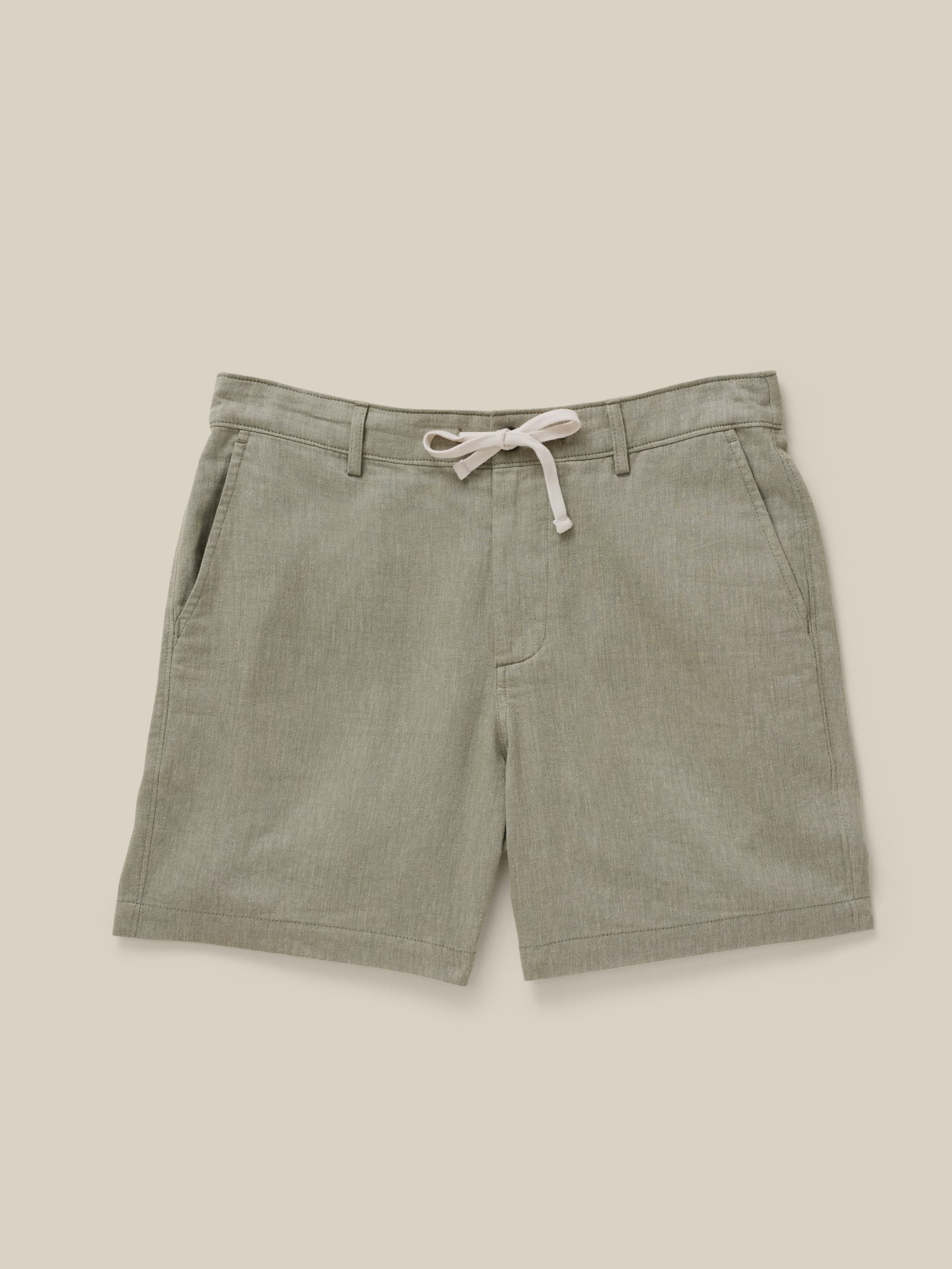 Movement™ Linen Drawstring Short - Sage Cliff