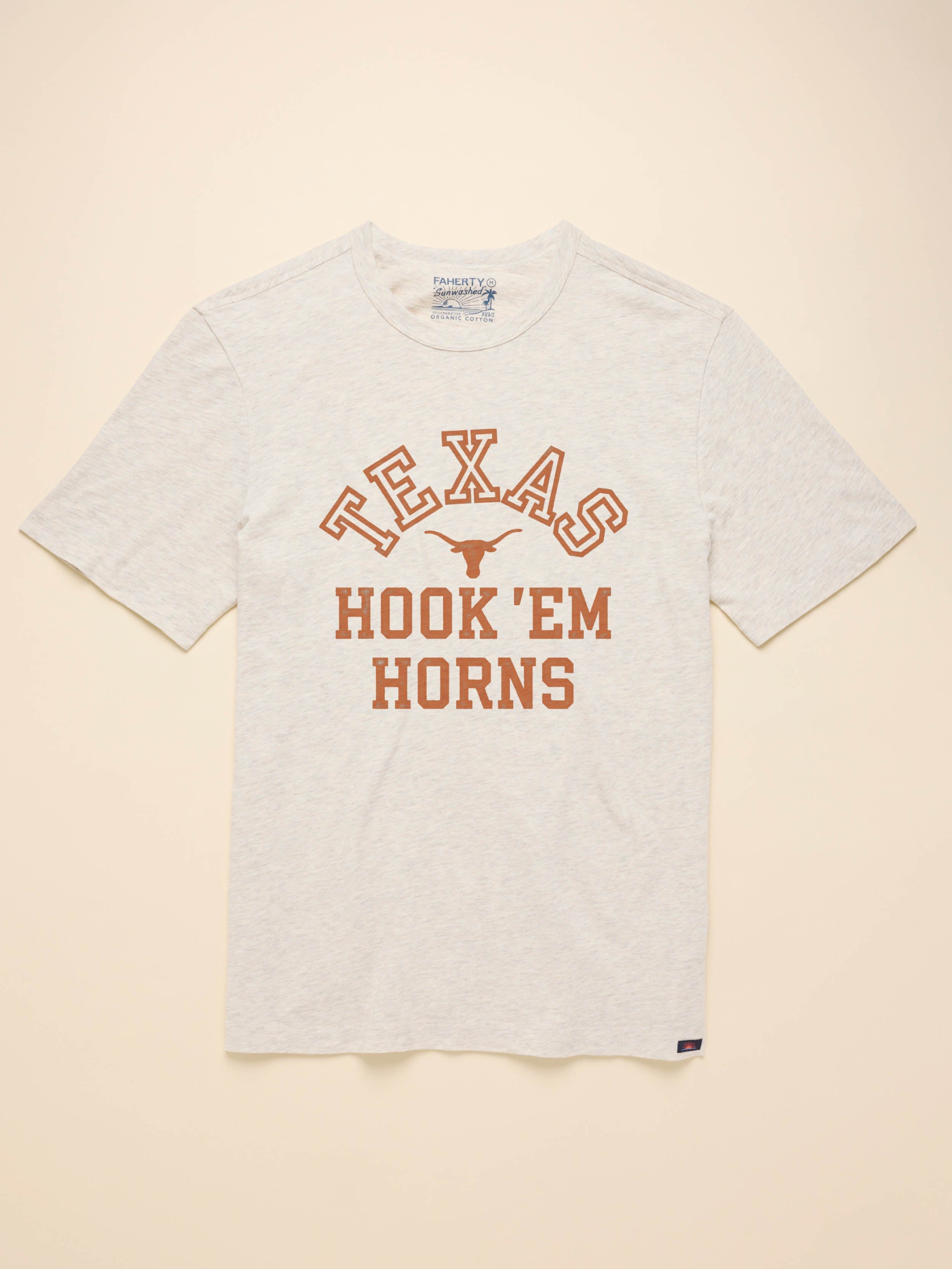 University of Texas Sunwashed Tee - Island Dune Heather