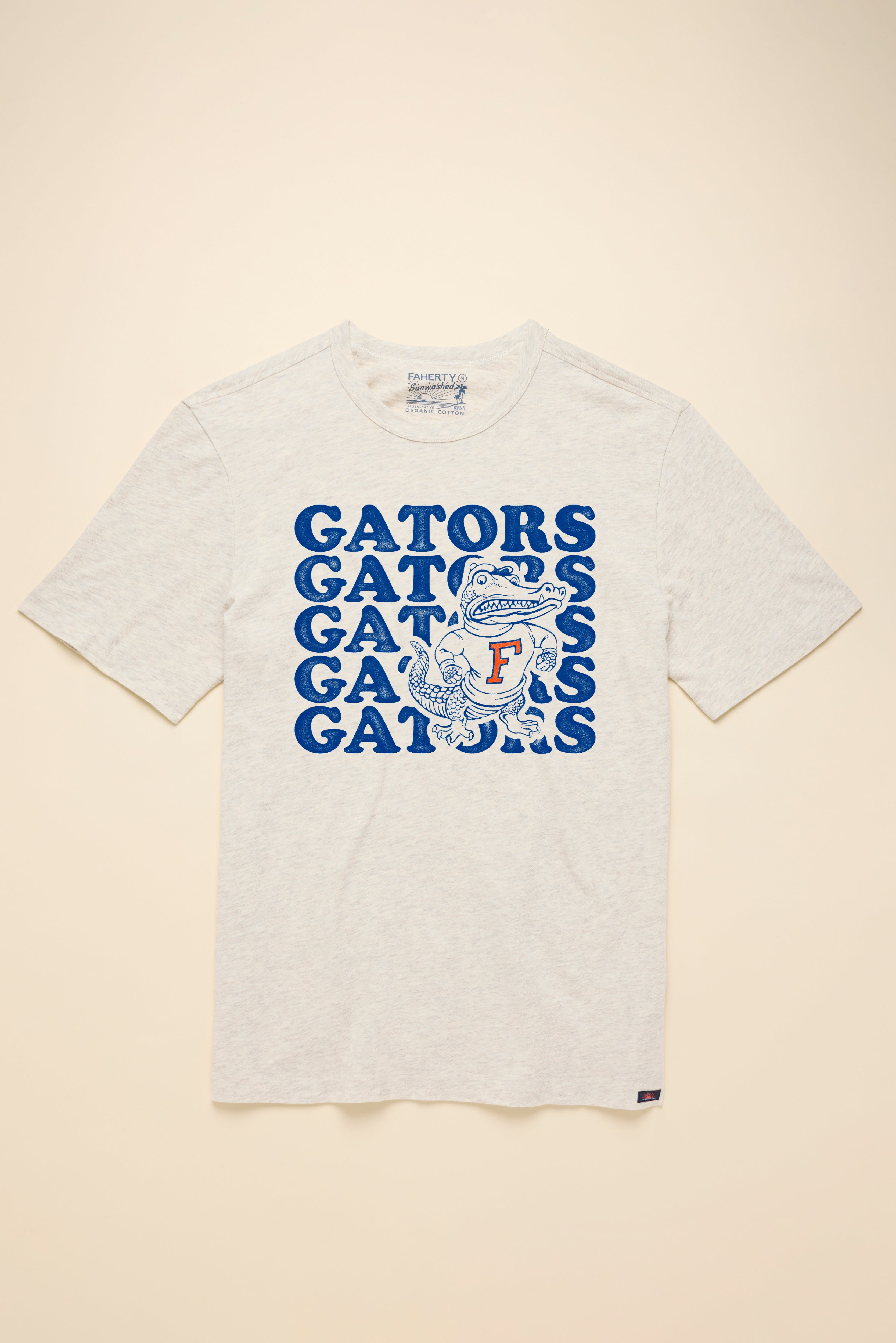 University of Florida Sunwashed Tee - Island Dune Heather