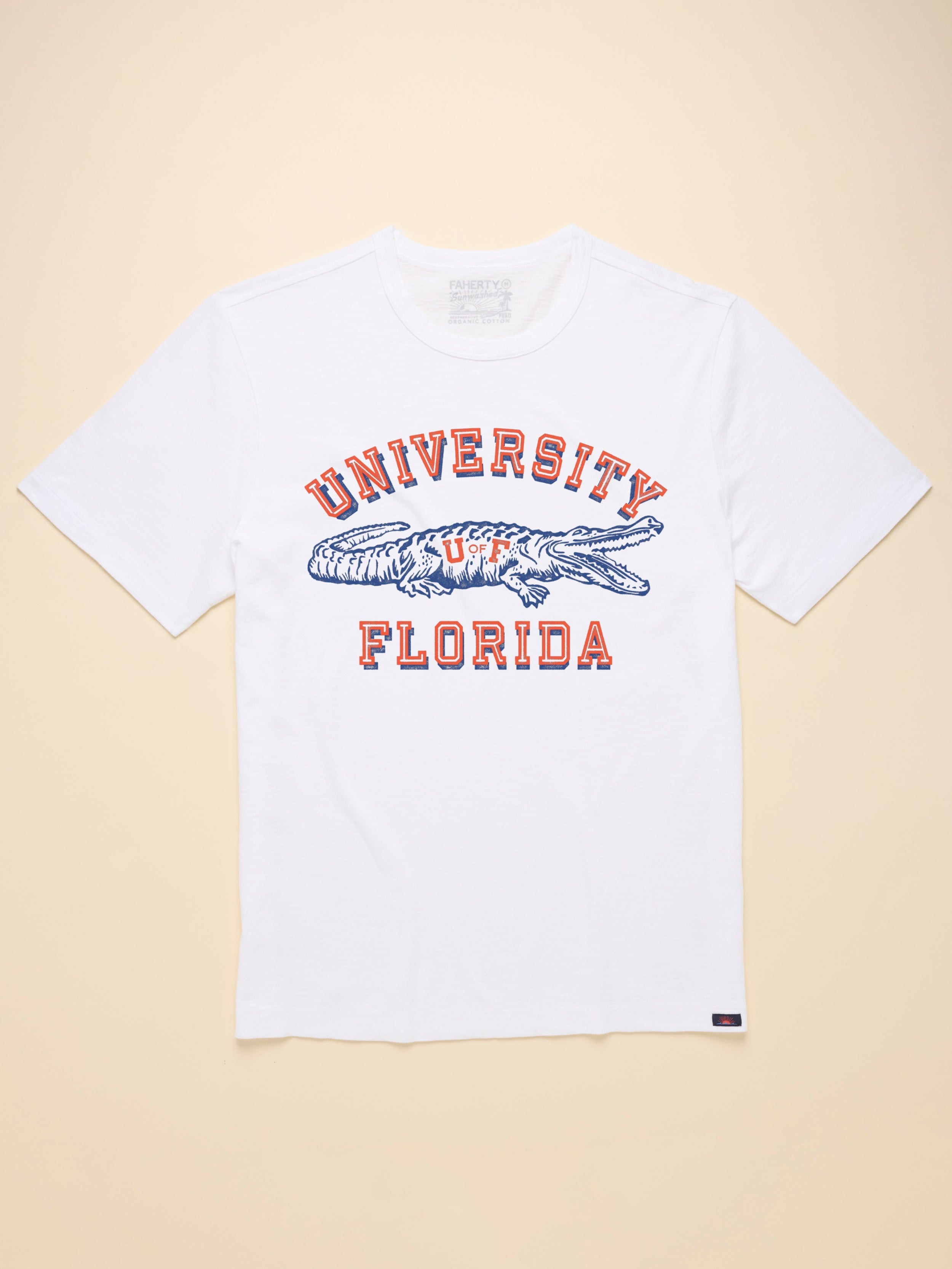 University of Florida Sunwashed Tee - White