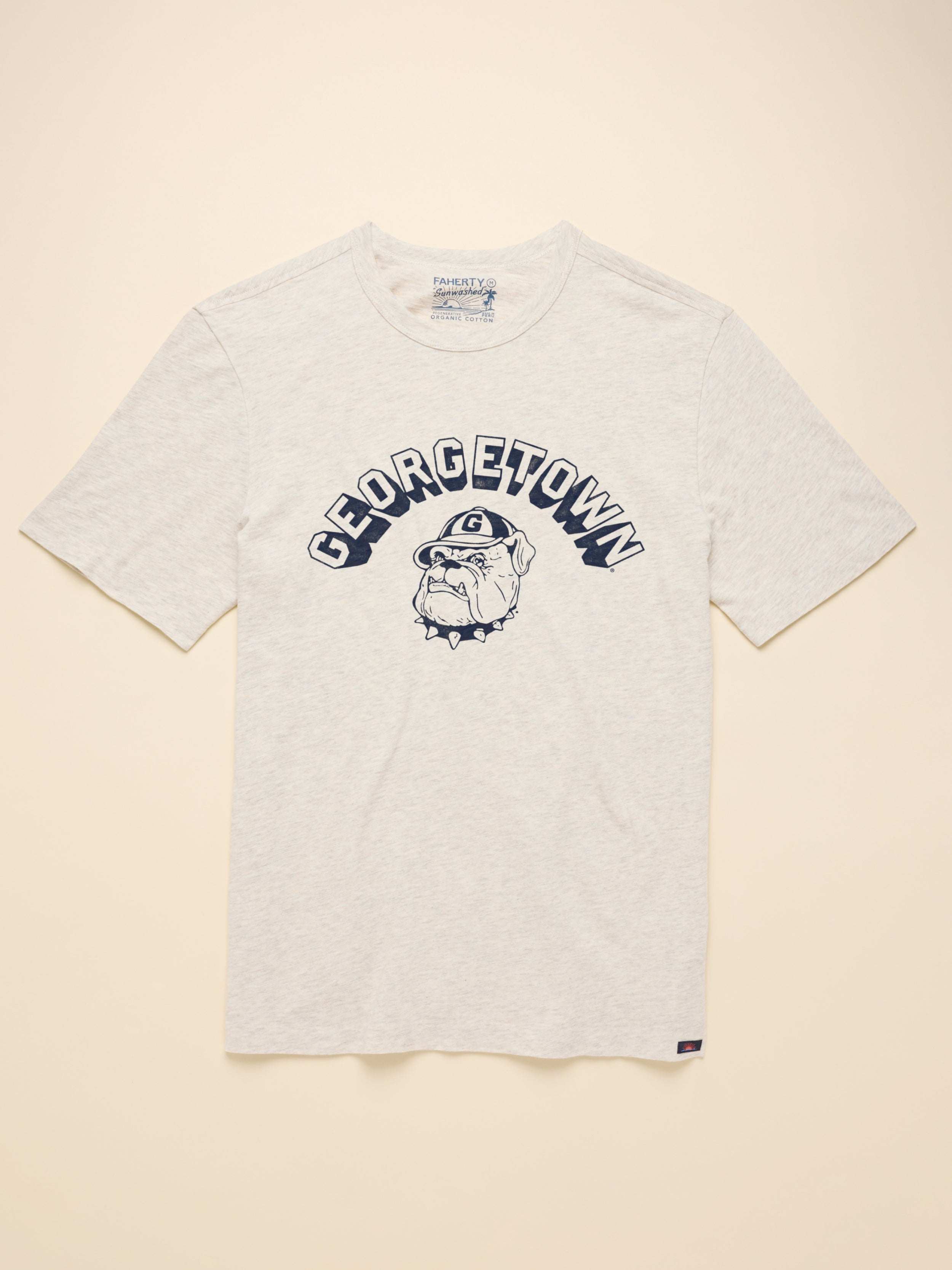 Georgetown Sunwashed Tee - Island Dune Heather