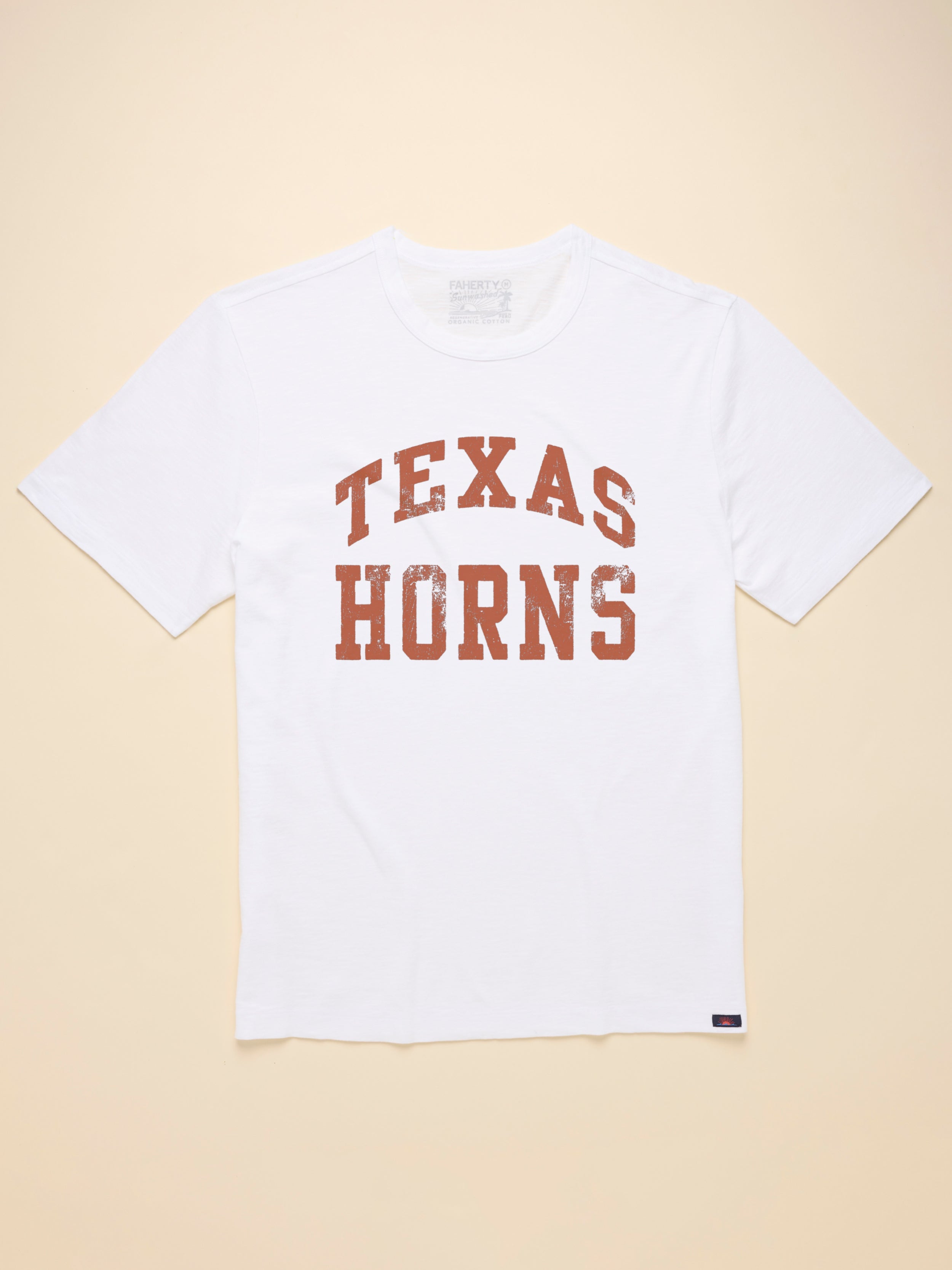 University of Texas Sunwashed Tee - White