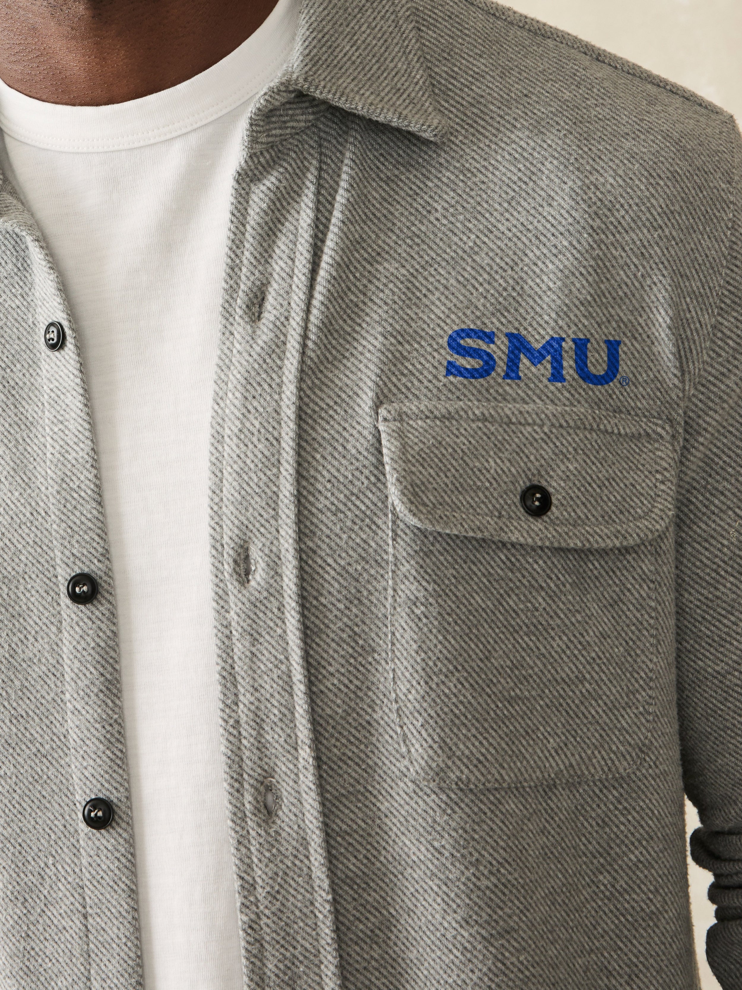 Southern Methodist University Legend™ Sweater Shirt - Fossil Grey Twill