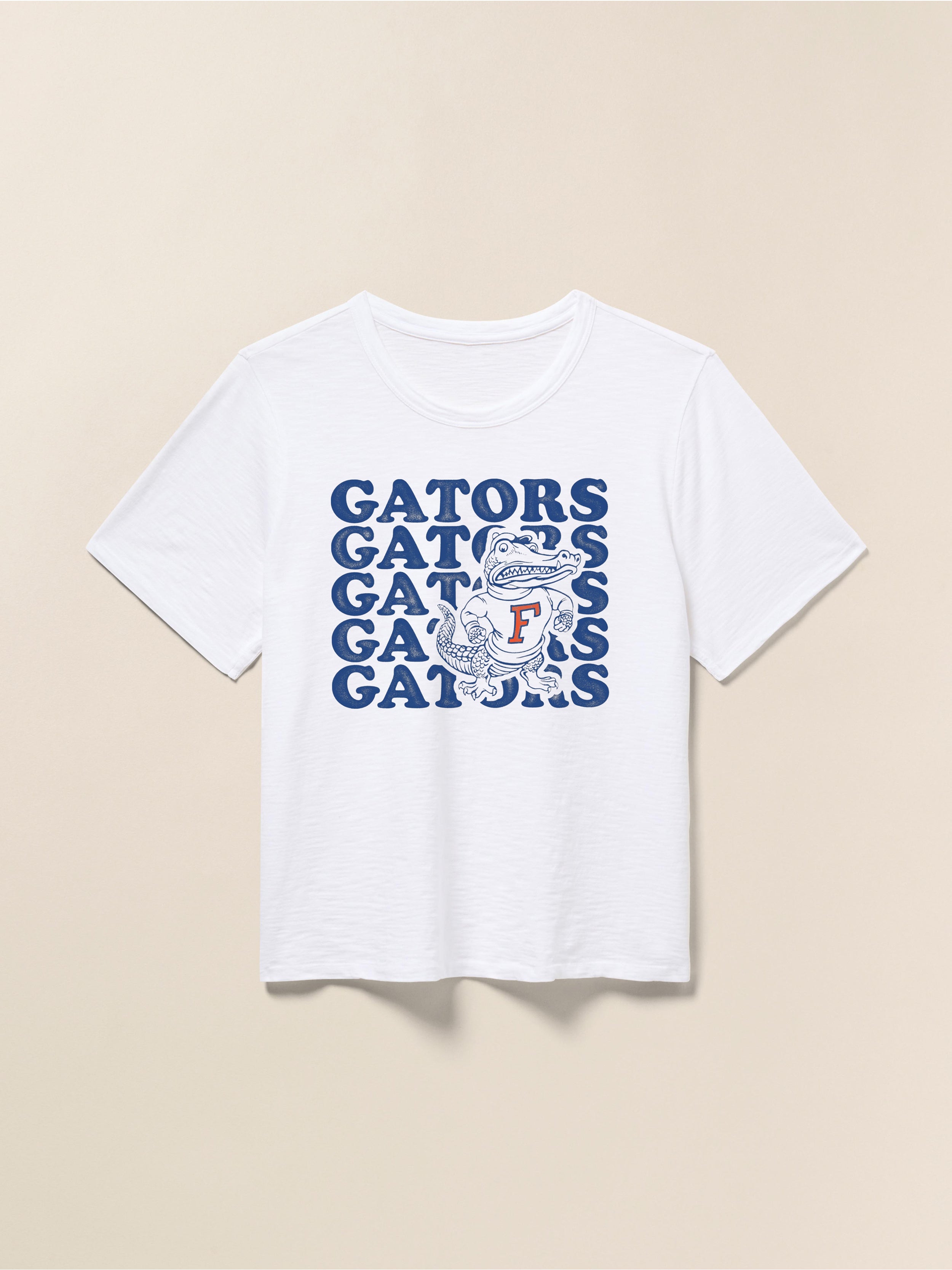 University of Florida Sunwashed Essential Tee - White